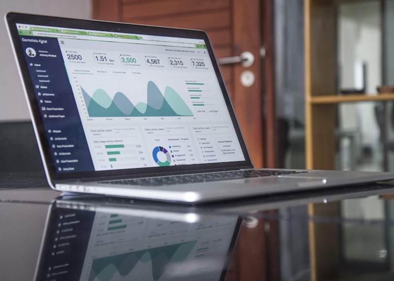 Dashboard-style workspace representing AI citation tracking and benchmarking